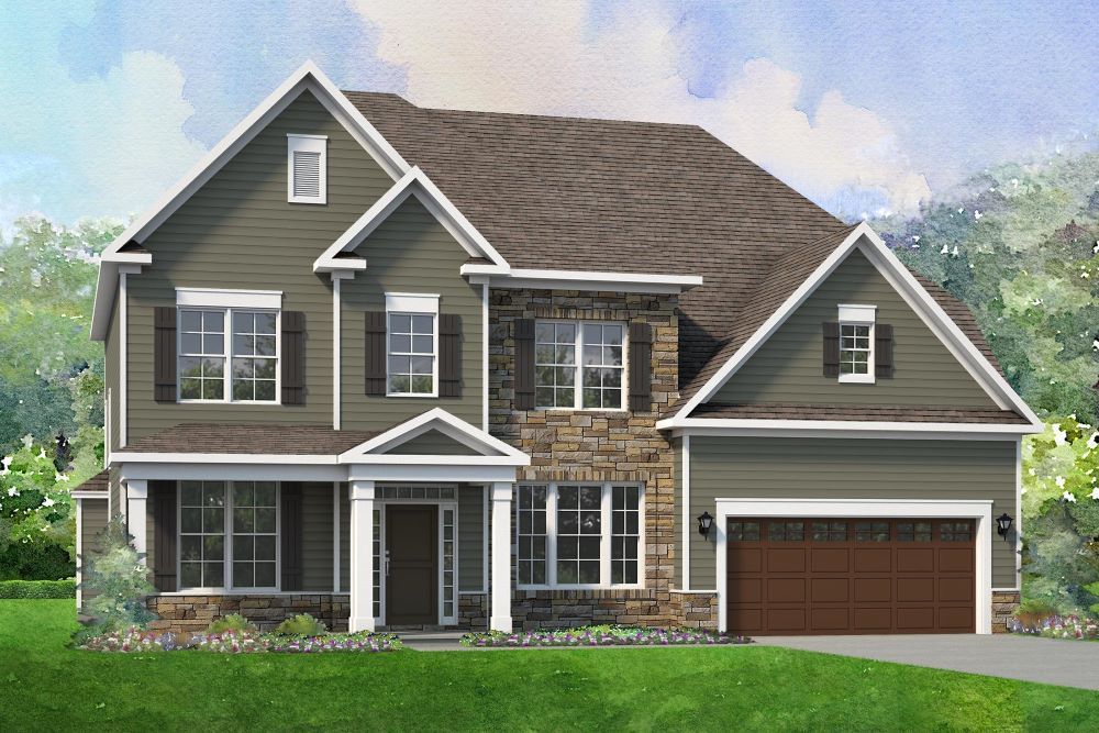 The Arlington at Ardley:2 story home with a first flo