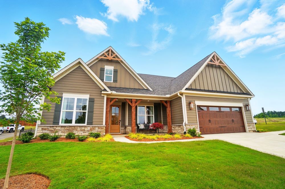 Brighton Park Harper Model:2 story home with a first floor main bedroom