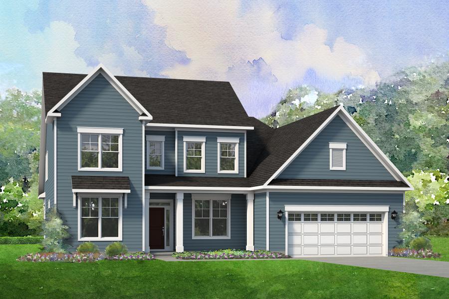 Exterior:Elevation A Siding