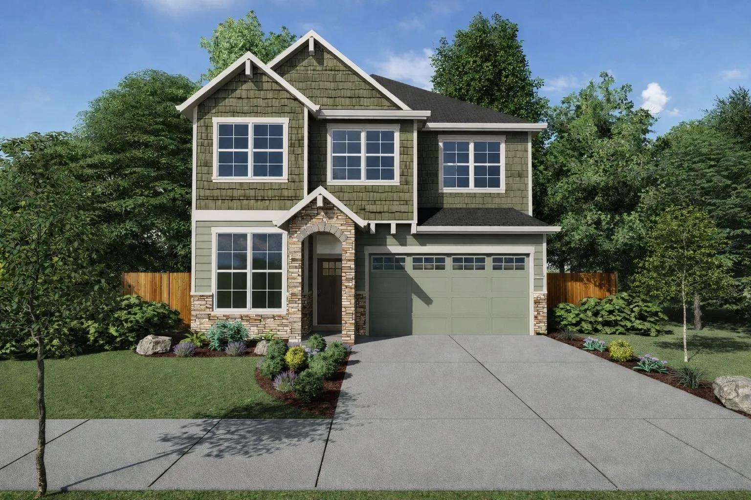 Plan 2465 2GR:Elevation