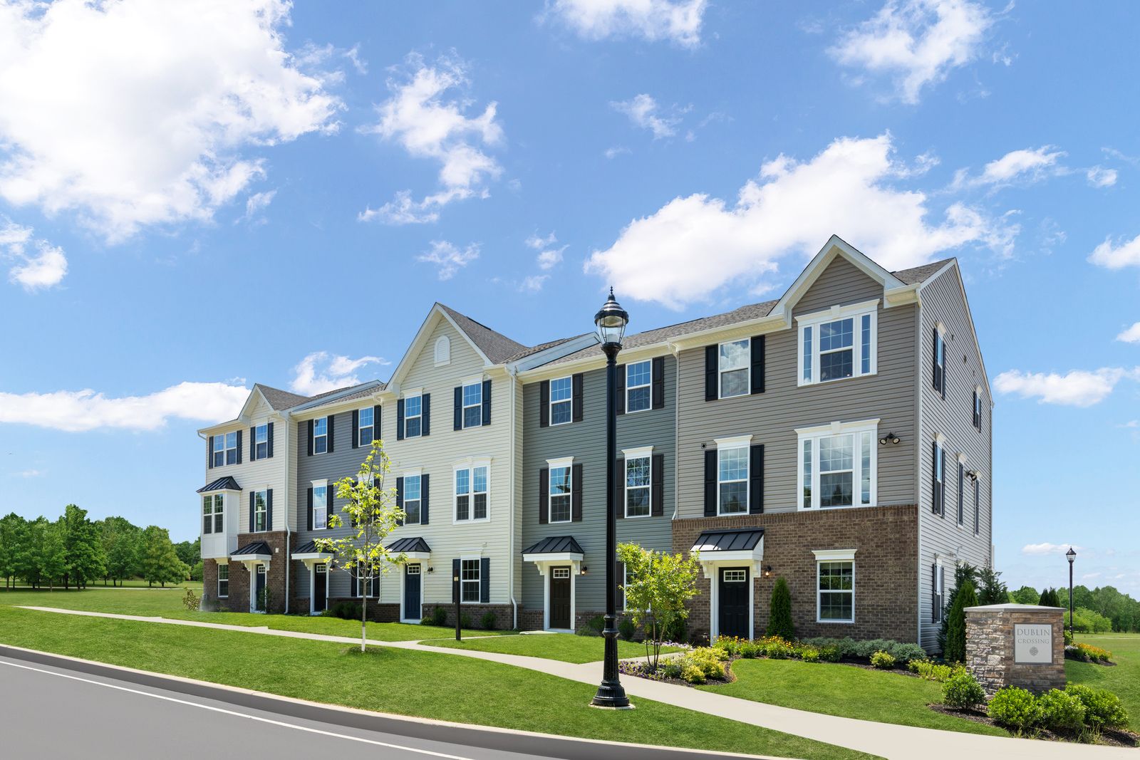 WELCOME TO DUBLIN CROSSING:The only new townhomes with 1- and 2-car garages, in Dublin Town Center with shopping, dining and fitness, minutes to Doylestown. Click here and sign up to schedule your appointment today!