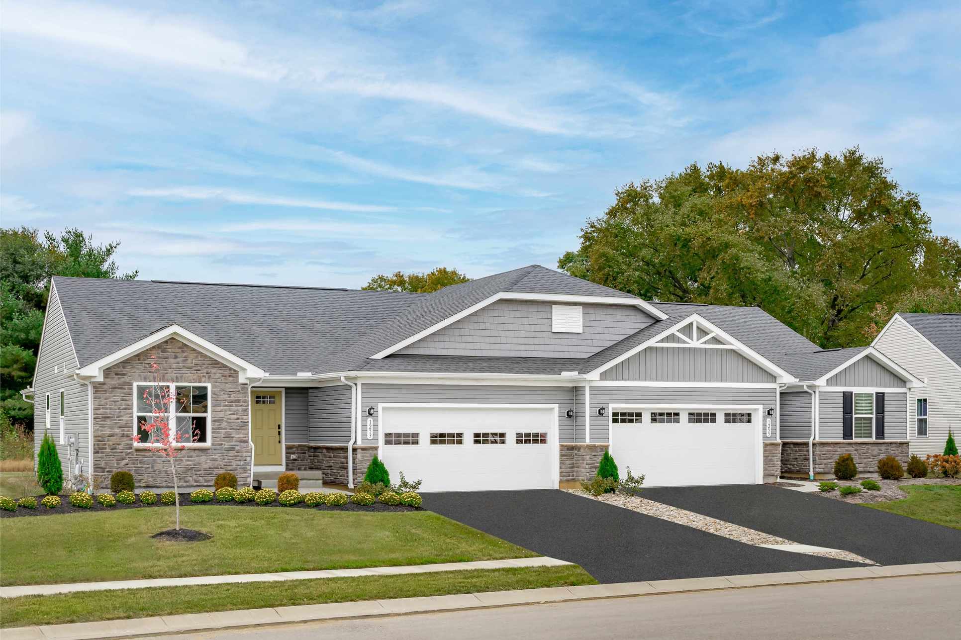Harrisonburg's best-priced one-level homes w/ no yard work, located on Rte 11.