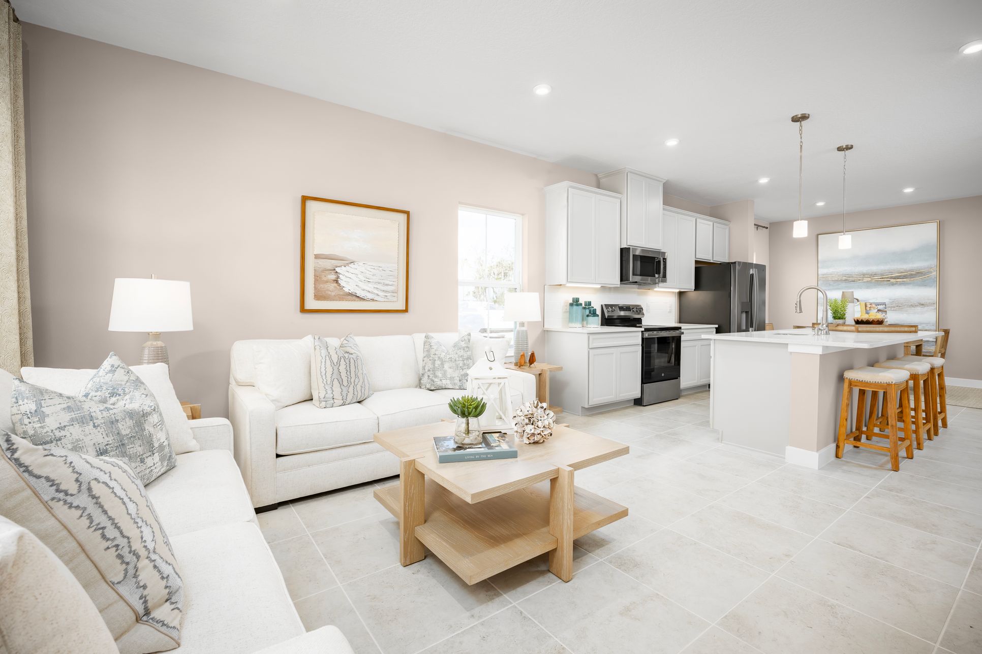 Townhomes in the Lakes District with lake views, classic exteriors, and spacious 2-car garages.:Join the list to learn more.