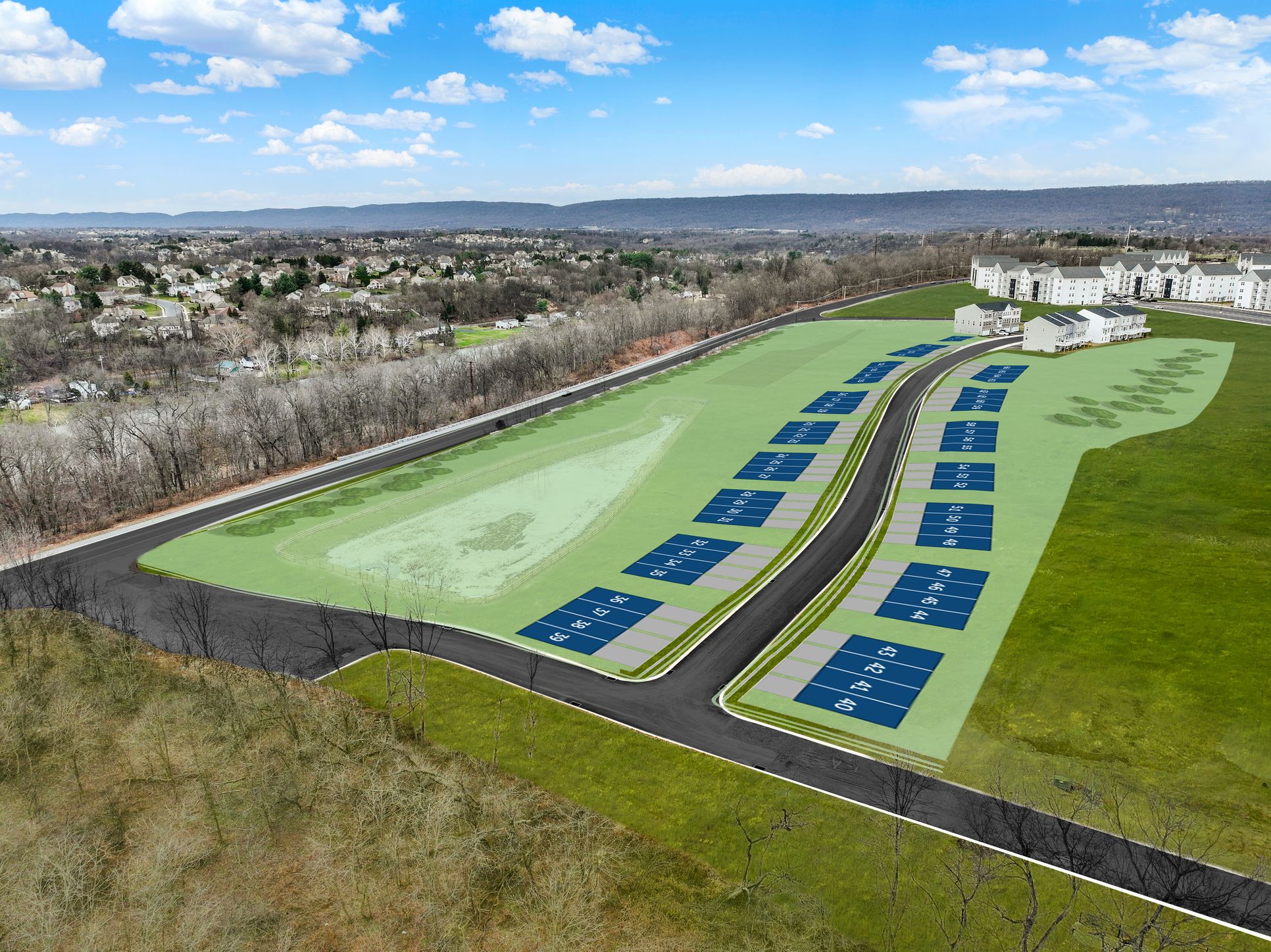 Enjoy peaceful views near Camp Hill, with elevated West Shore living just minutes away
