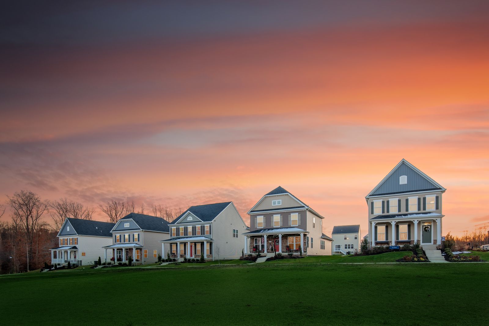 final section of SINGLE-FAMILY HOMES FROM THE UPPER $300S:The lowest priced, brand new single-family homes in the Fredericksburg area in an amenity-filled community near shops, dining and I-95! Schedule your visit today!