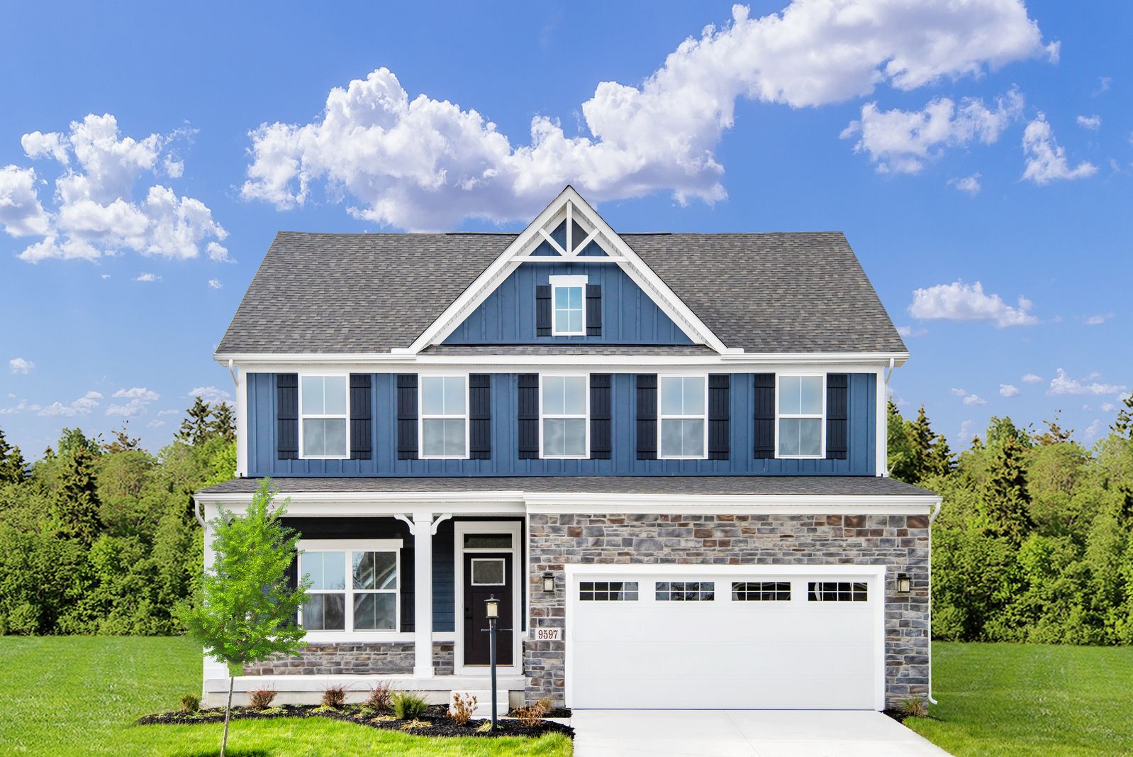 New 2-story and ranch homes in Waynesville Schools at The Legacy at Winding Creek