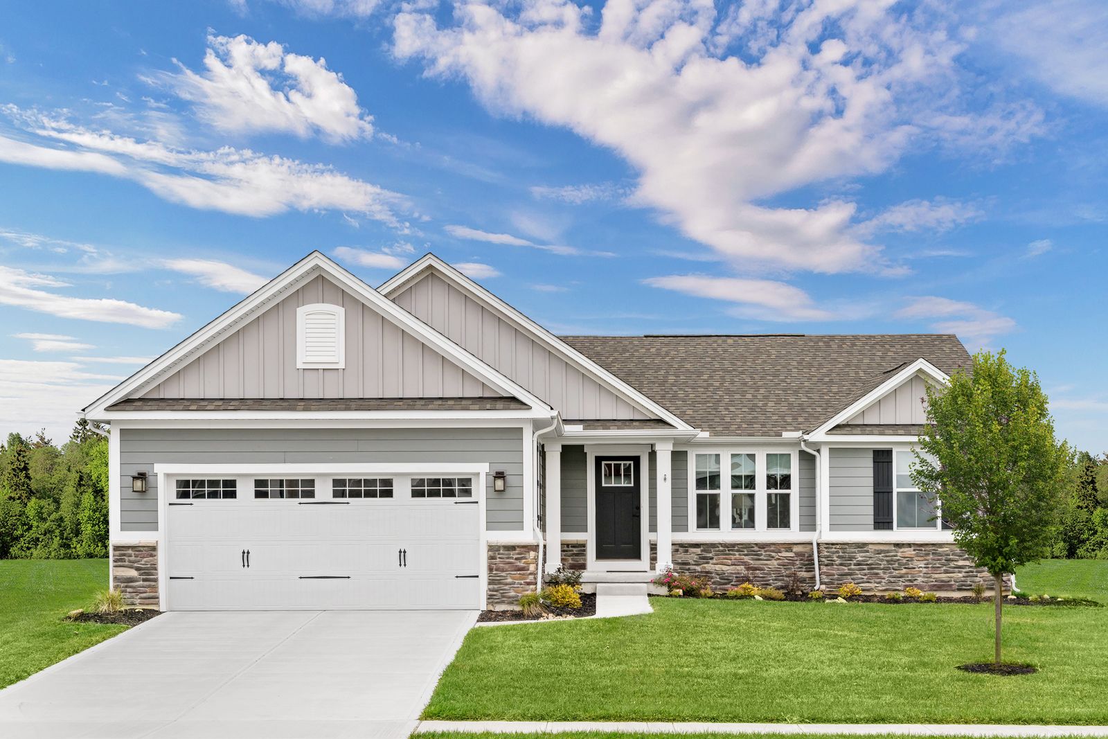 Welcome home to Wilson Farms!:New 2-Story &amp; Ranch Homes in Franklin Twp. Included finished basements, quartz, upgraded flooring and available 3-car. 2 miles to I-75&mdash;low $300s. Want to see the decorated model?