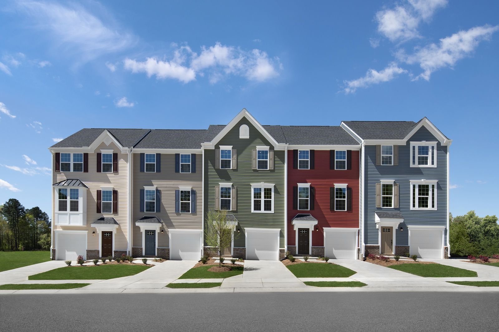 Affordable homes with private yards walkable to shopping and dining