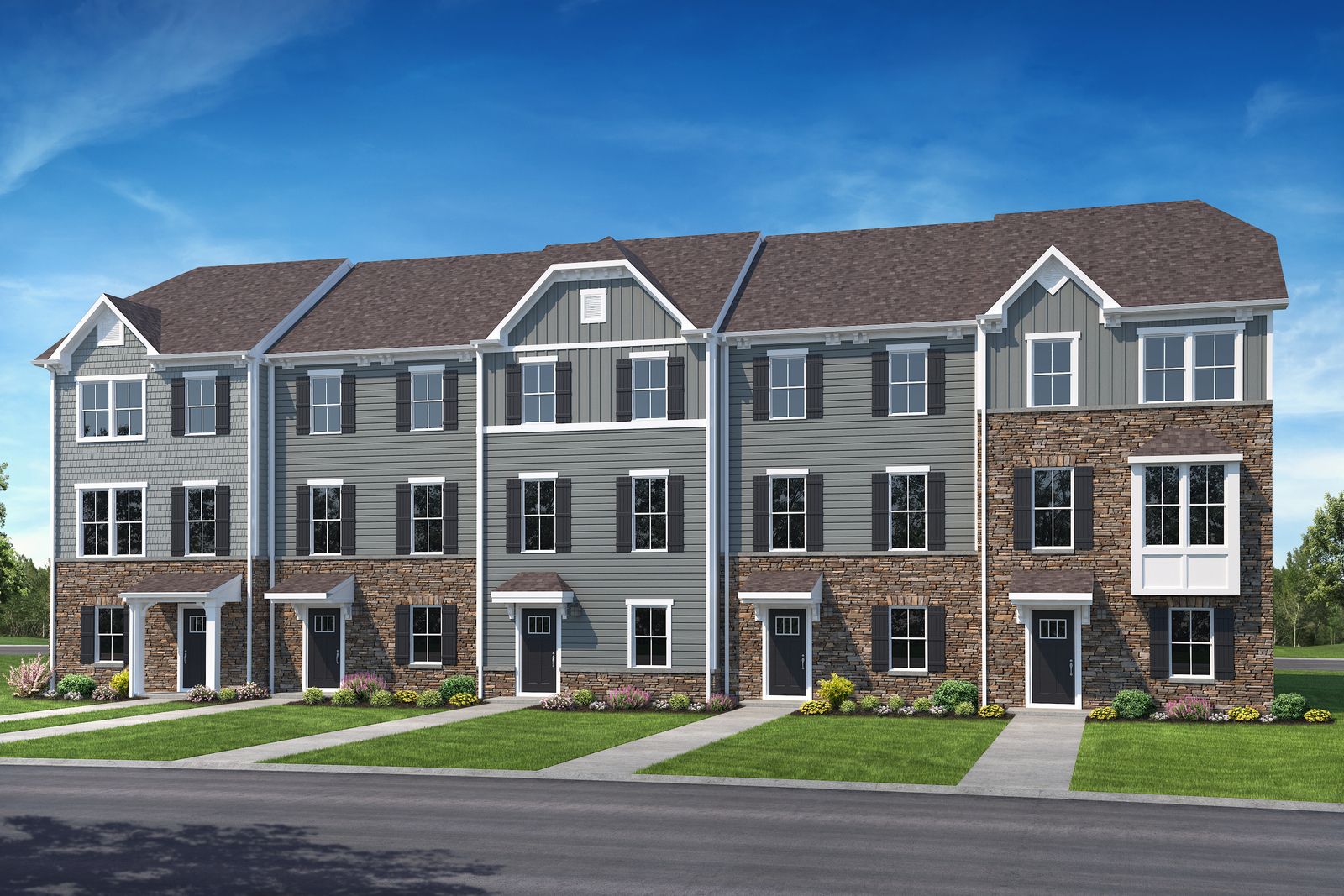 Affordable New Garage Townhomes 1 Mile from Hwy 74 and I-485-From the Upper $200s