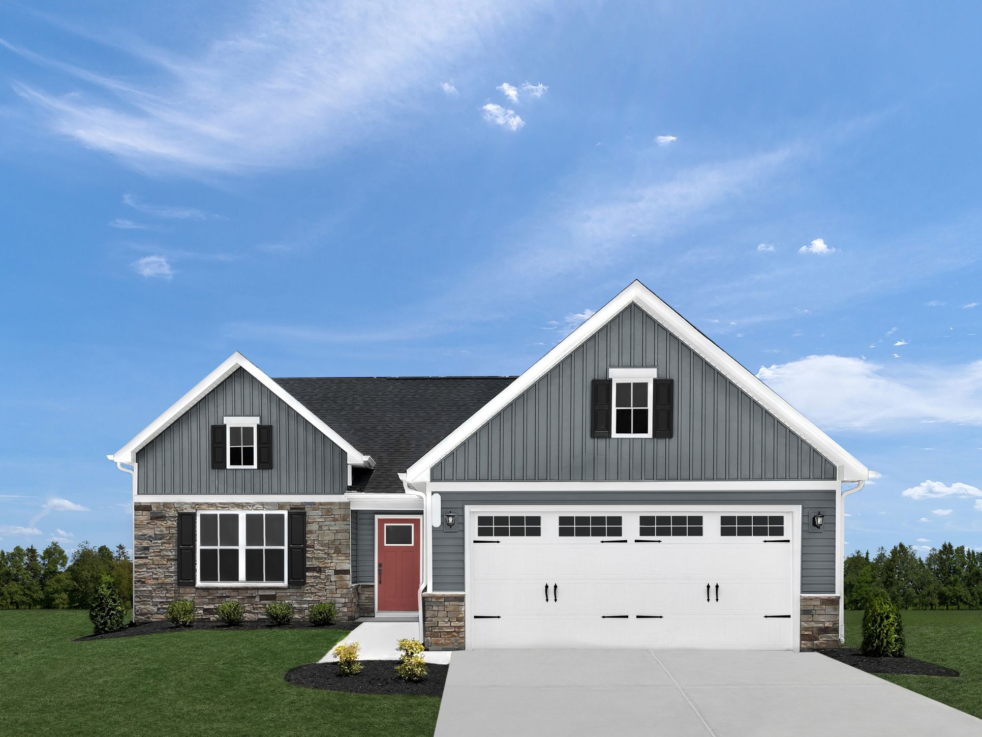 RIDGE WATER—LOWEST-PRICED NEW RANCH HOMES IN LORAIN COUNTY:Lowest-priced new ranch homes in Lorain County! Included appliances, lawn/snow care, and landscaping. Near Amherst shopping, I-90/I-80—from the low $200s. Learn more today!