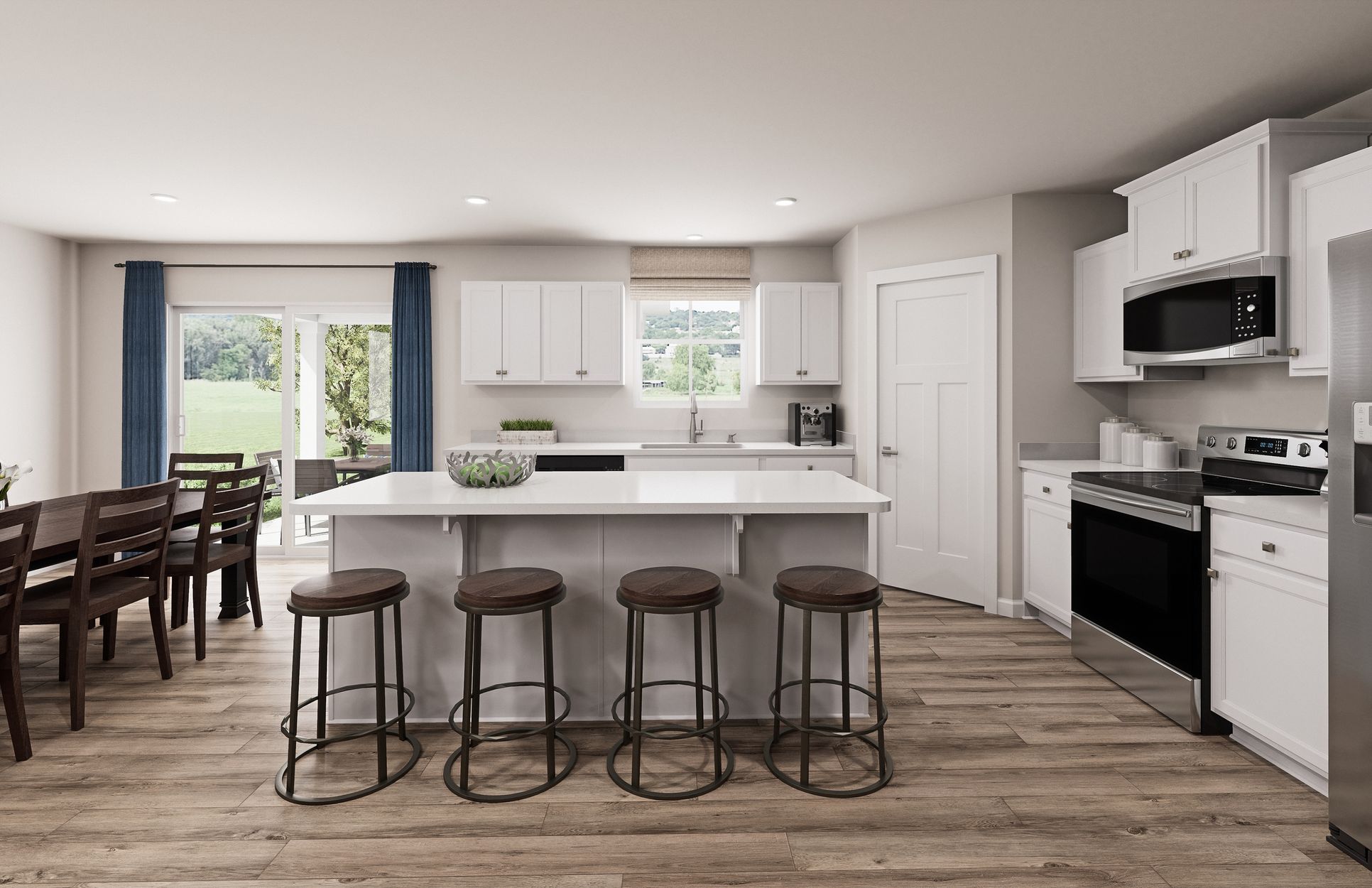 Now open! One Level Living & Golf Course Views From the Upper $200s:Affordable low maintenance, all ranch community! Large yards, resort amenities & golf course views. Morgan county, near SR-76. For more info, click here to connect by phone, virtual or model tour.