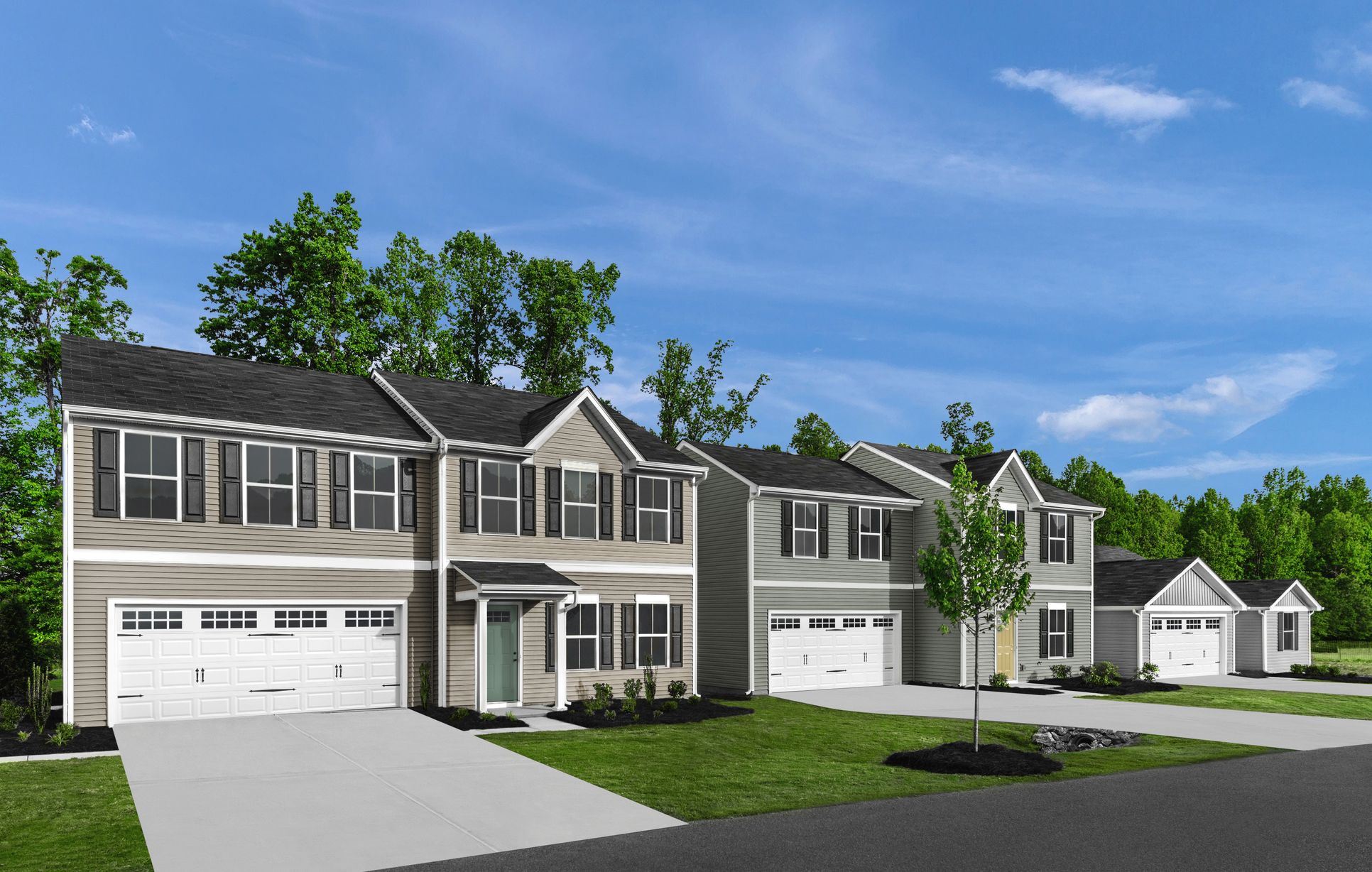 WELCOME HOME TO WILLOW HILLS:Lowest-priced new 2-story &amp; ranches in Mad River Schools. Included full basements, all appliances &amp; landscaping, up to 5 bedrooms&mdash; from mid $200s Want to see the decorated model?
