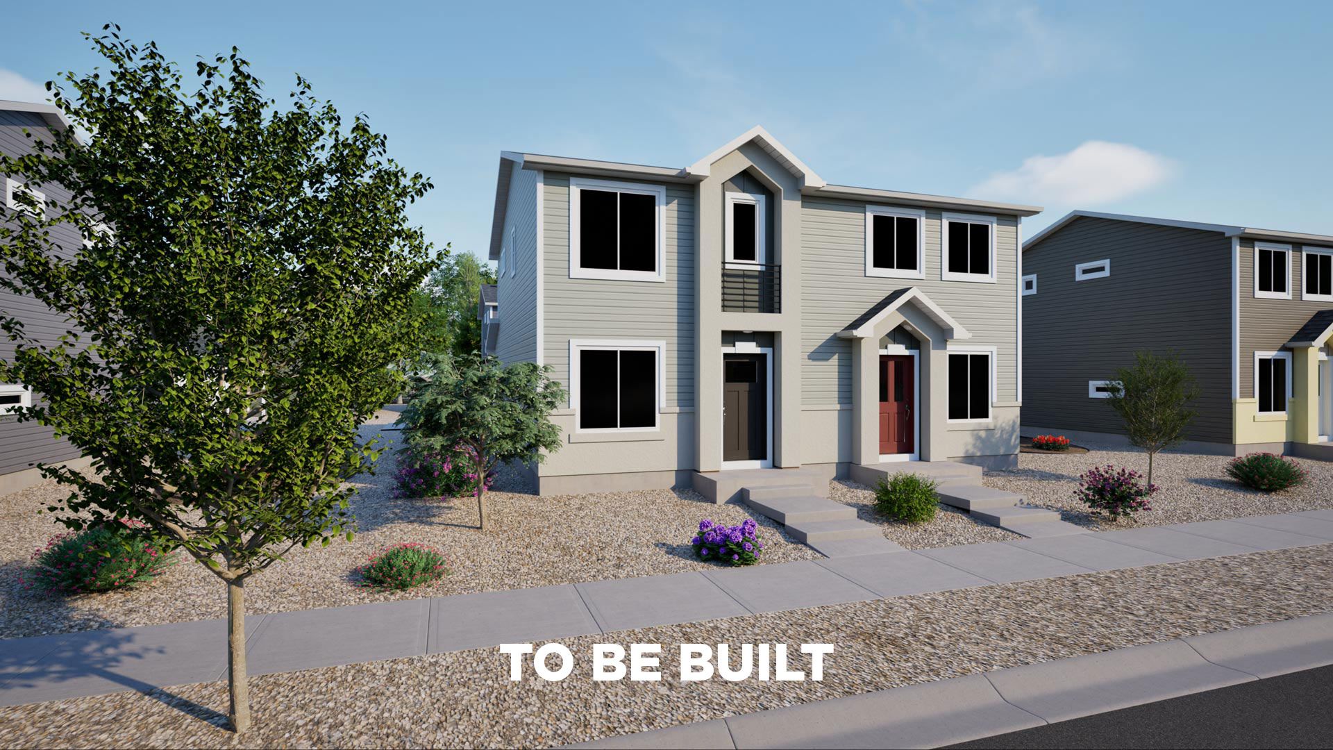 Pathway BLR Building Type 1 Color Scheme 9:Rendering Arrival Building Type 1 Color Scheme 9