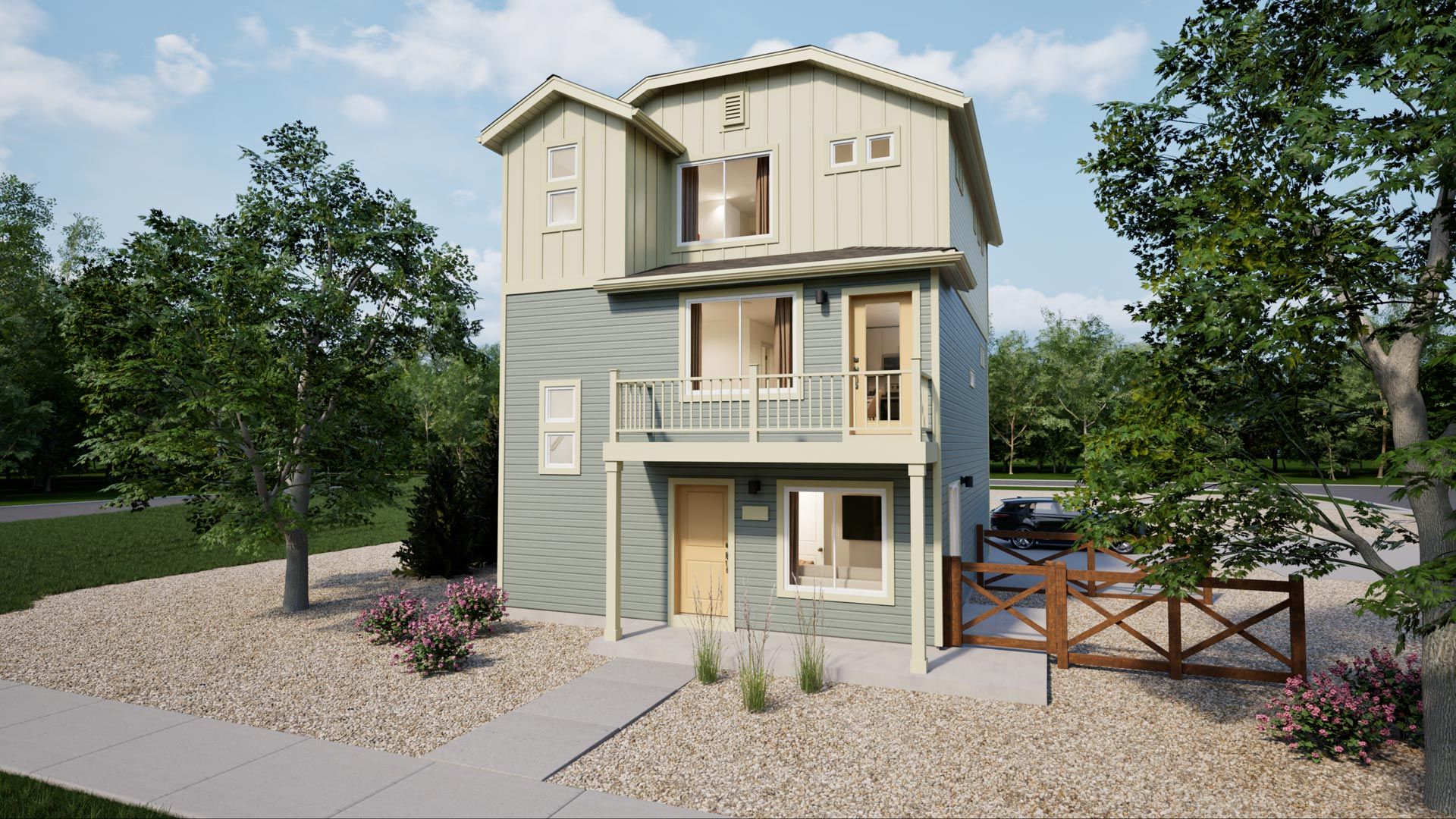 9914-Rand-American Dream-BLR:Elevation A Rendering