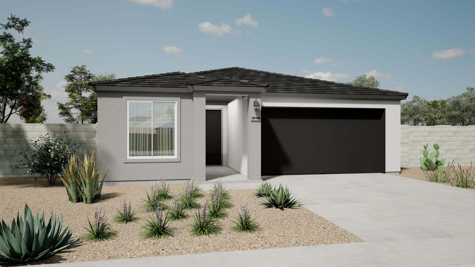 Goldenrod Elevation B:This is a rendering of the Goldenrod Elevation B. Options and colors may vary.