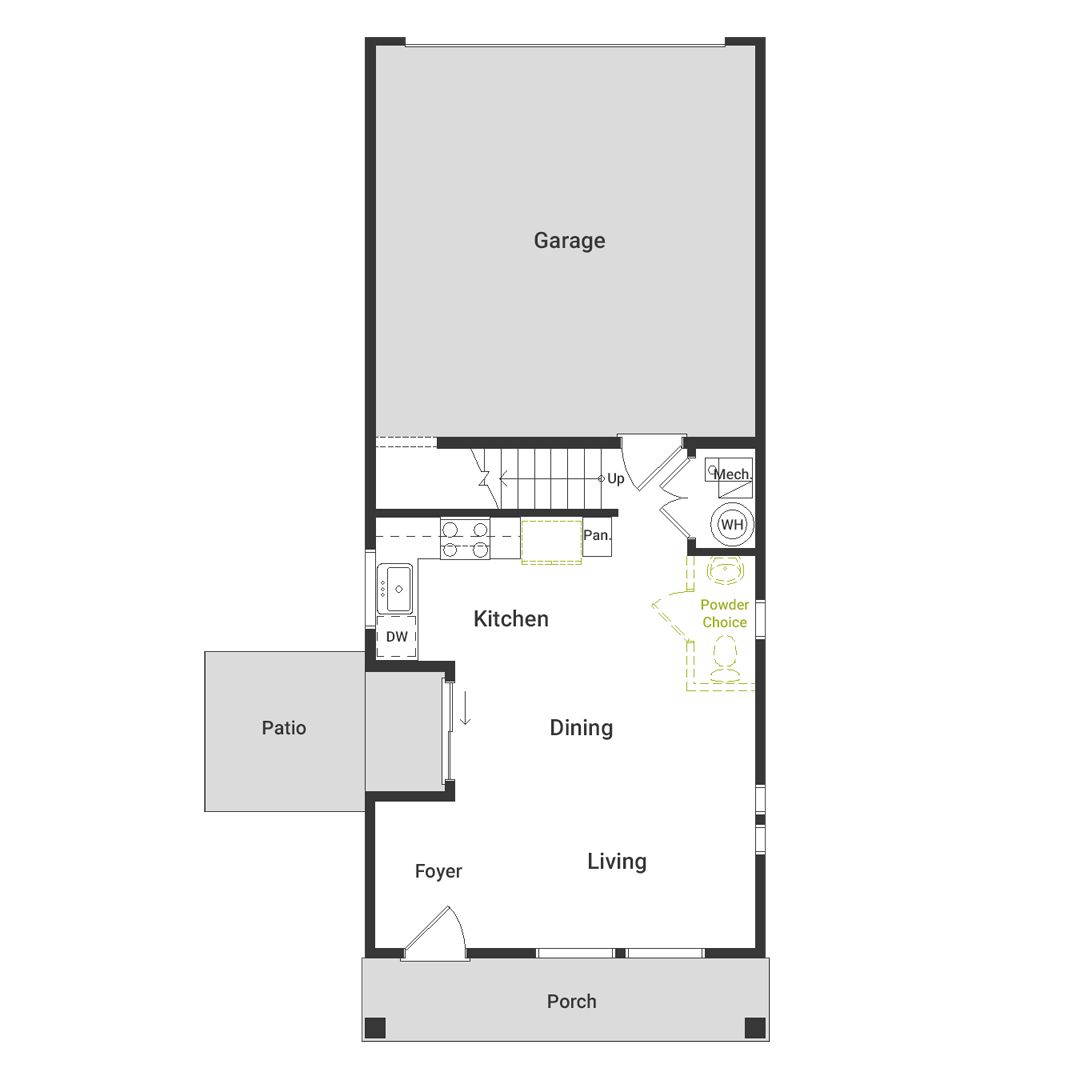 Milestone Floorplan:Milestone Floorplan - First Floor
