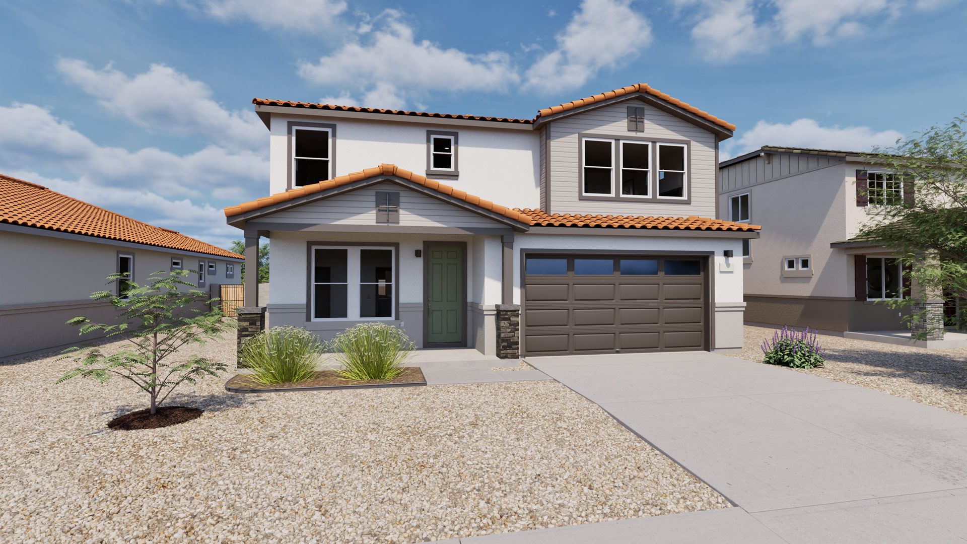 Eclipse Floorplan:This is our Eclipse Floorplan, elevation A color 1 with stucco.