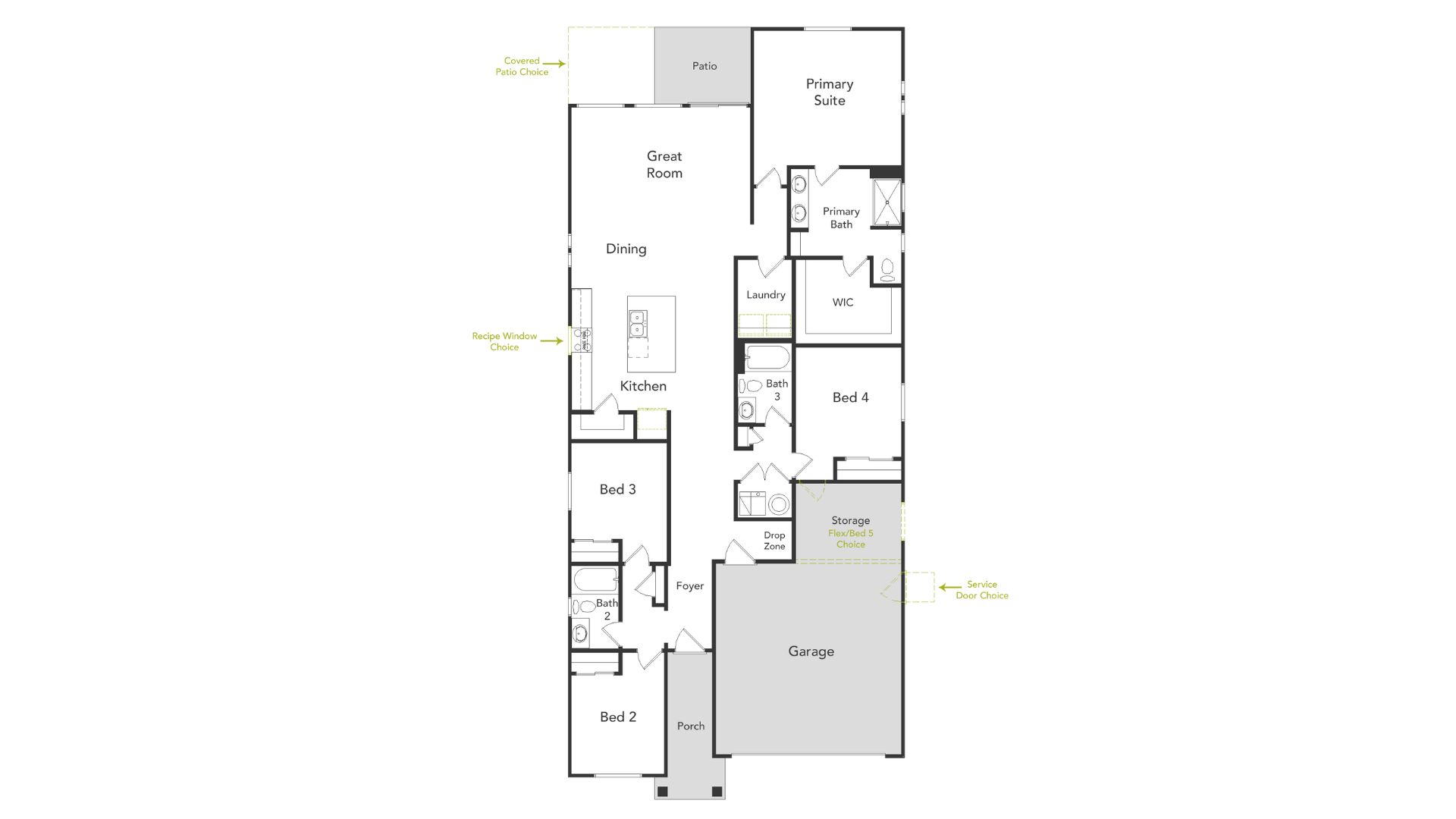 Goldenrod Floorplan:This is the Goldenrod Floorplan. Options and upgrades may vary.