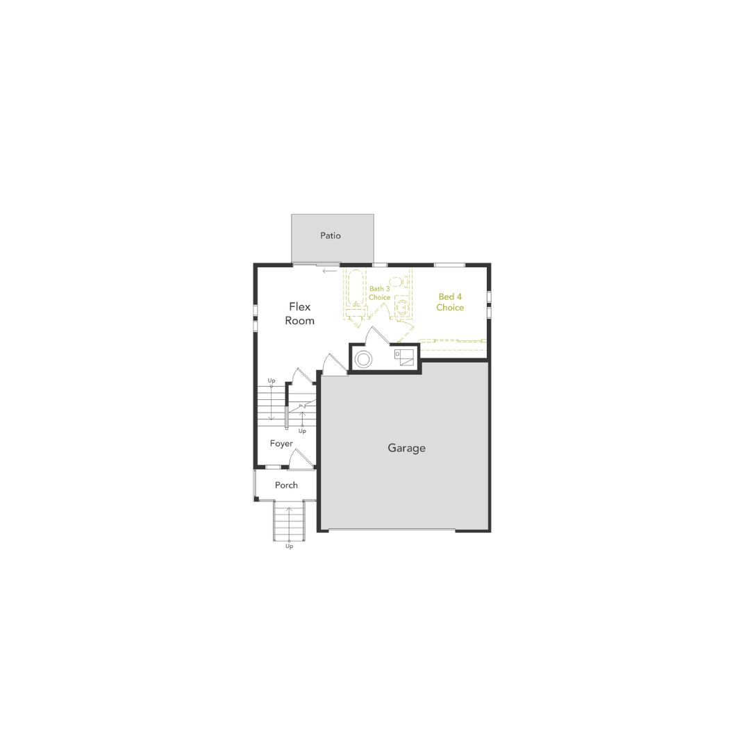 Haflinger First Floor and Garage Layout