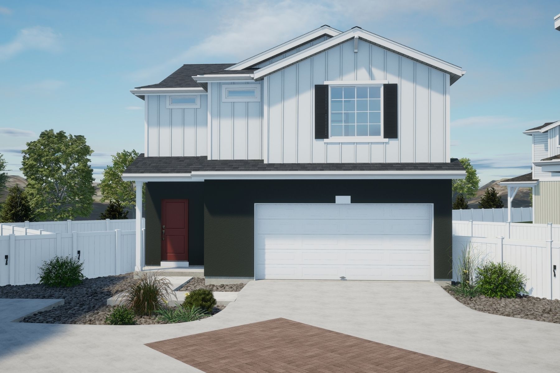 130-Percheron TRR Elev I CS12:Rendering of Percheron Elev I CS12