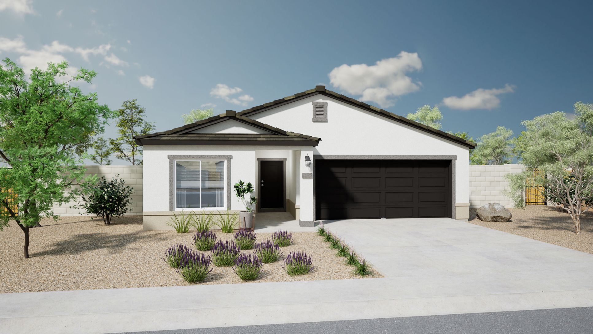 Barberry Elevation Rendering:This is a rendering of the Barberry home. Elevation A.