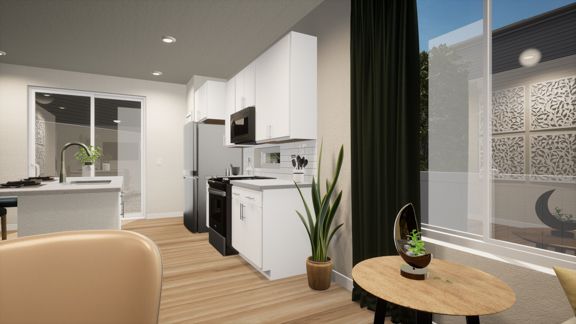 136 Breton Interior Rendering Kitchen:Rendering of Breton Kitchen