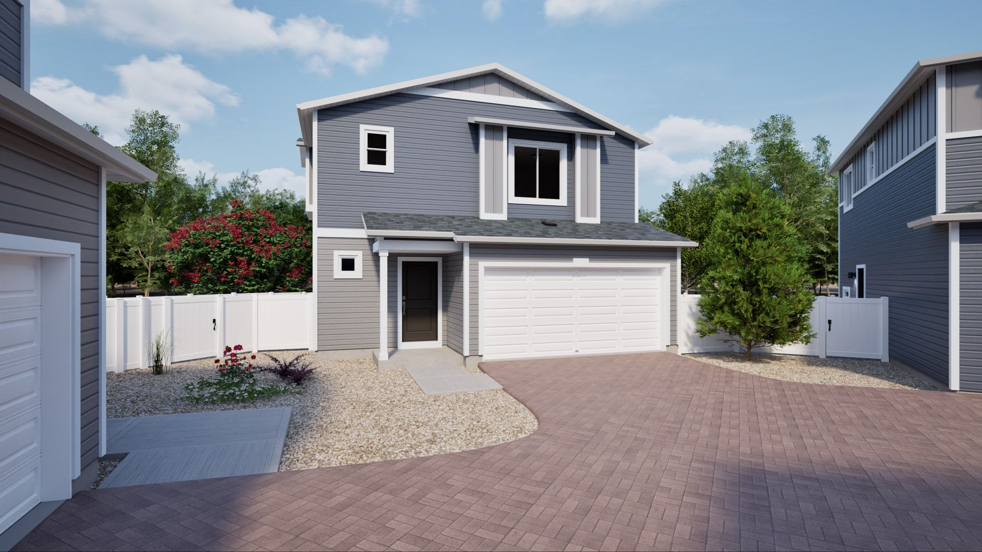 Tilbury Exterior Elevation A:Exterior of the Tilbury Elevation A in CS3