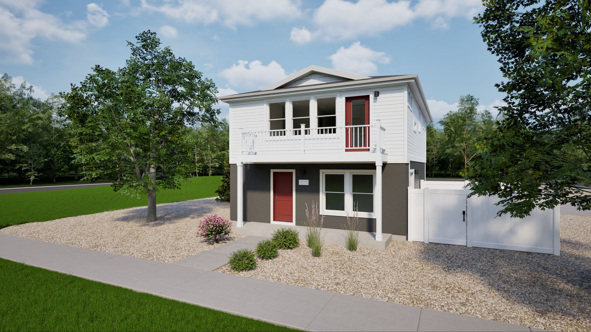 Moreno Exterior:A view of the front exterior of the Moreno
