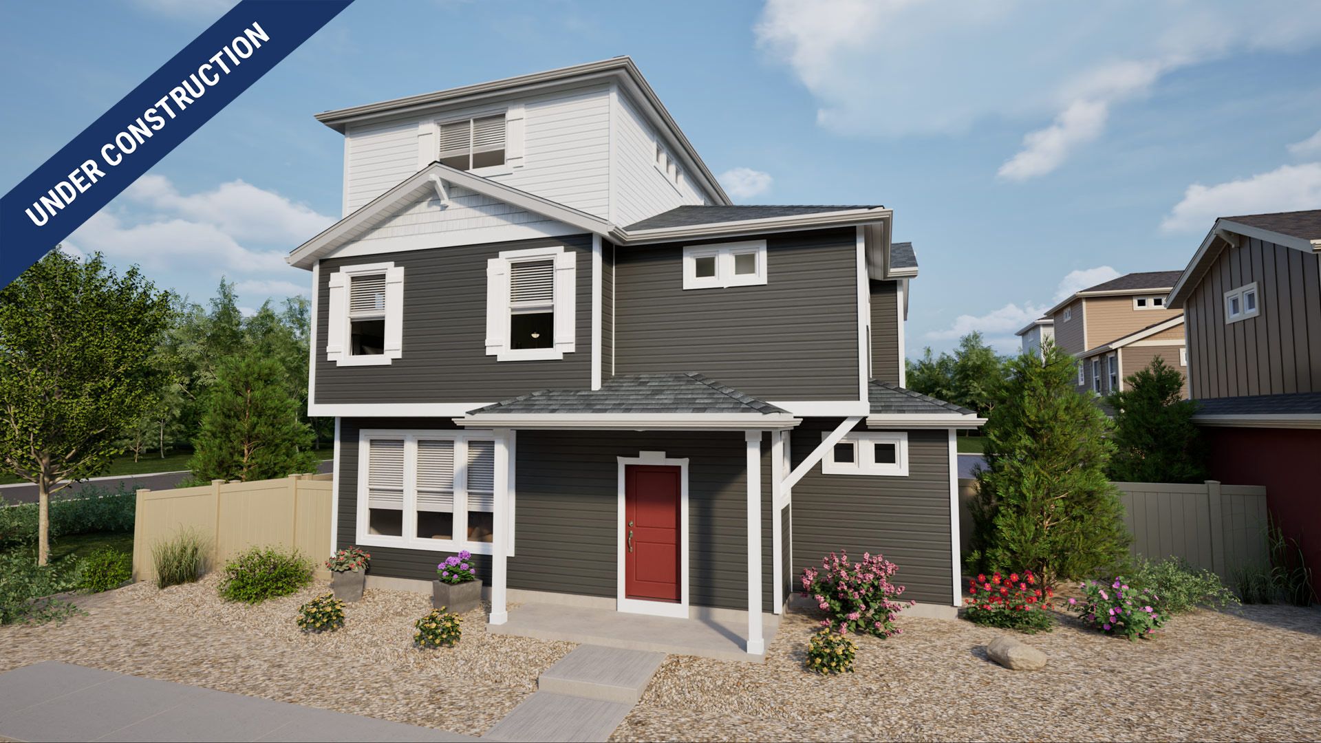 139-Freiberger MF Elev B CS9 UC:Rendering of Freiberger Elev B, color scheme CS9