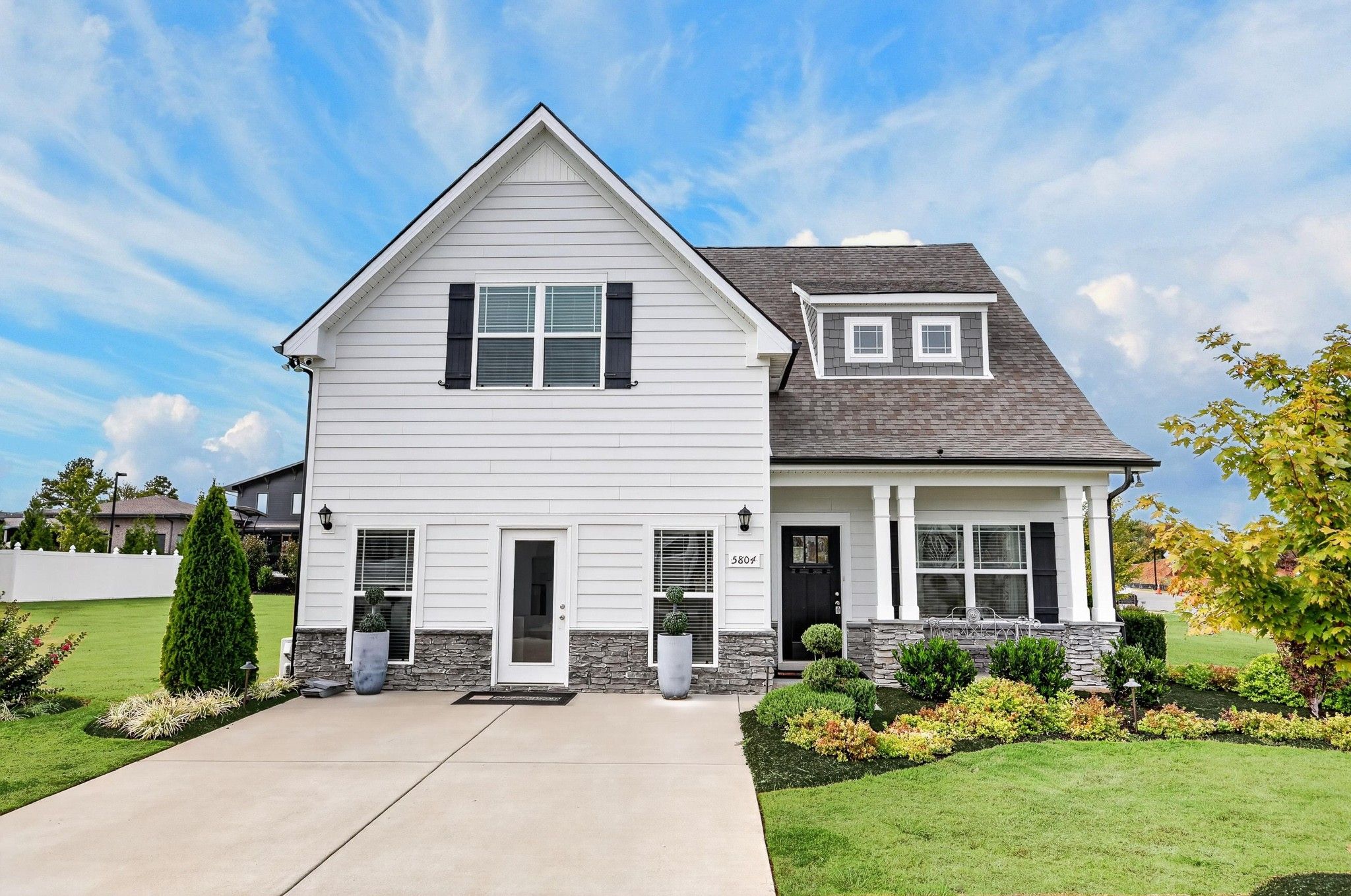 Exterior:Salem`s Model home features same exterior selections for actual home!
