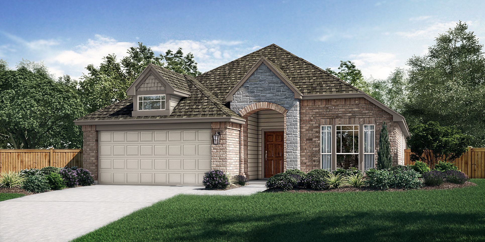 Denton Elevation A:Denton Elevation A