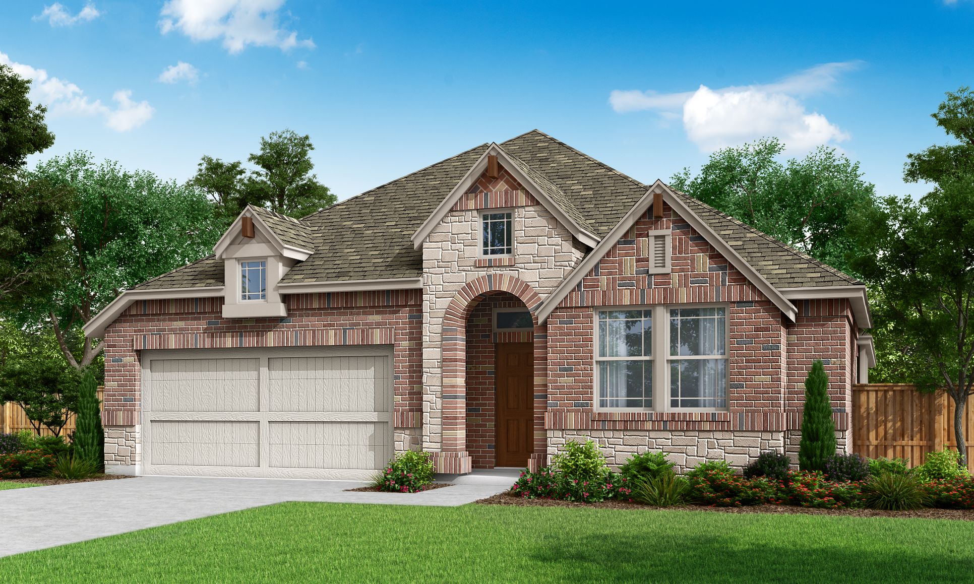Addison II Elevation B:Addison II Elevation B