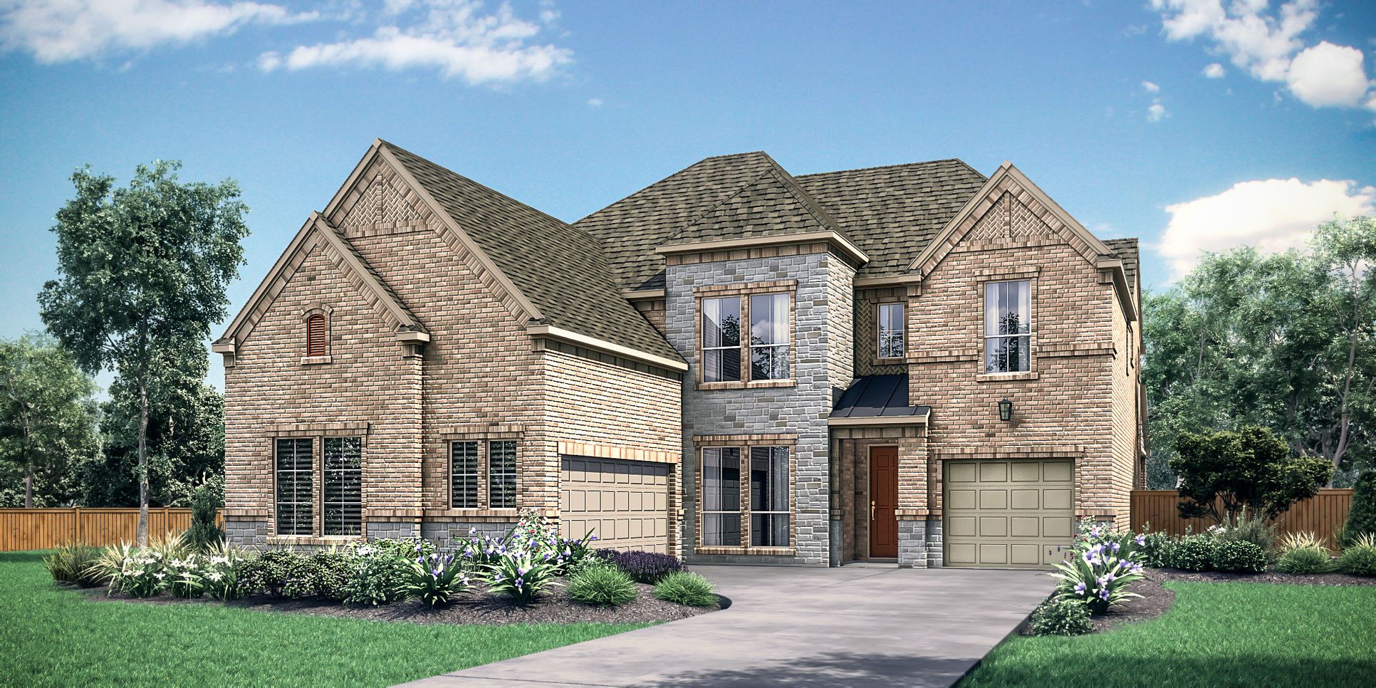 Fawncrest II Elevation A:Fawncrest II Elevation A