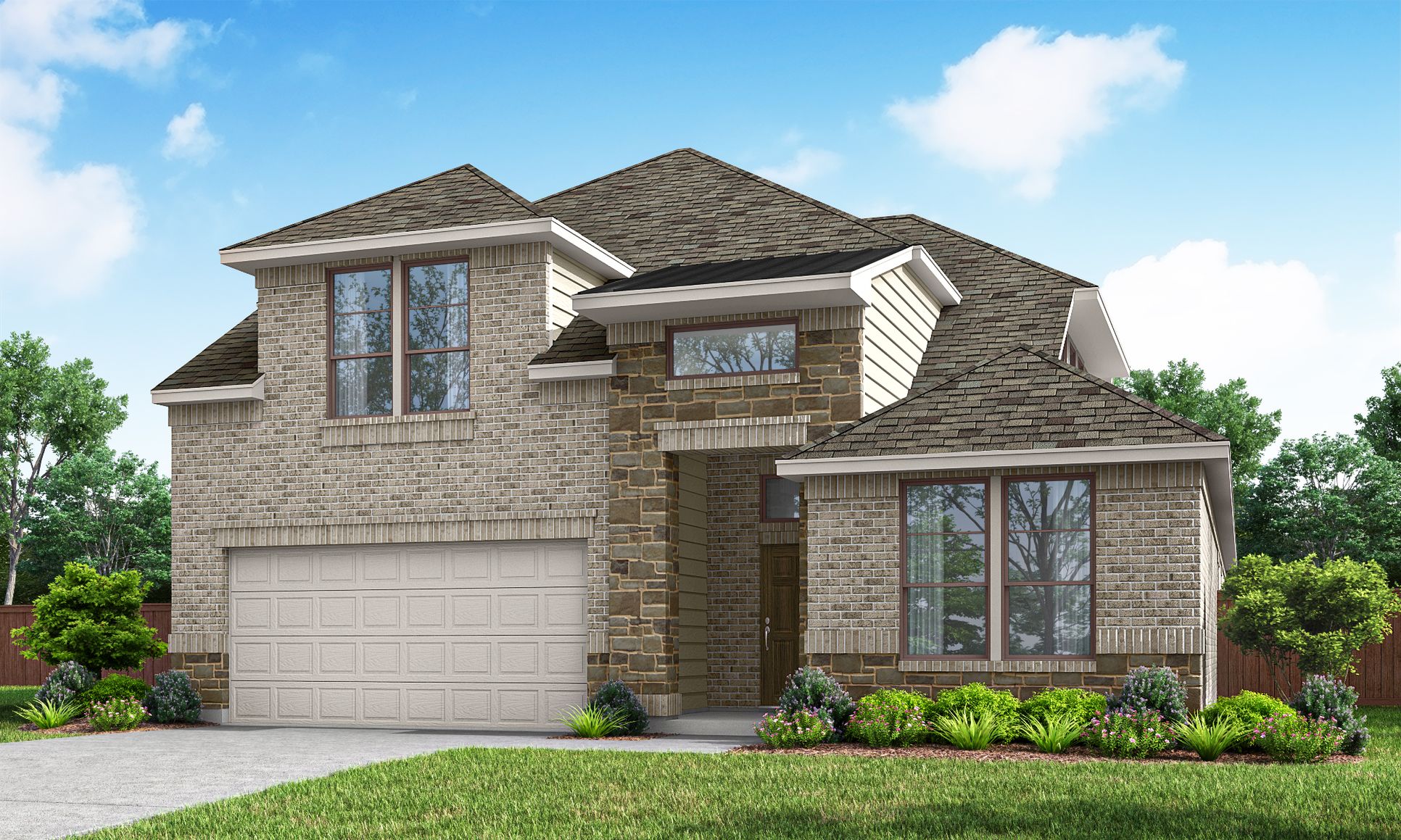 Grapevine II Elevation A:Grapevine II Elevation A