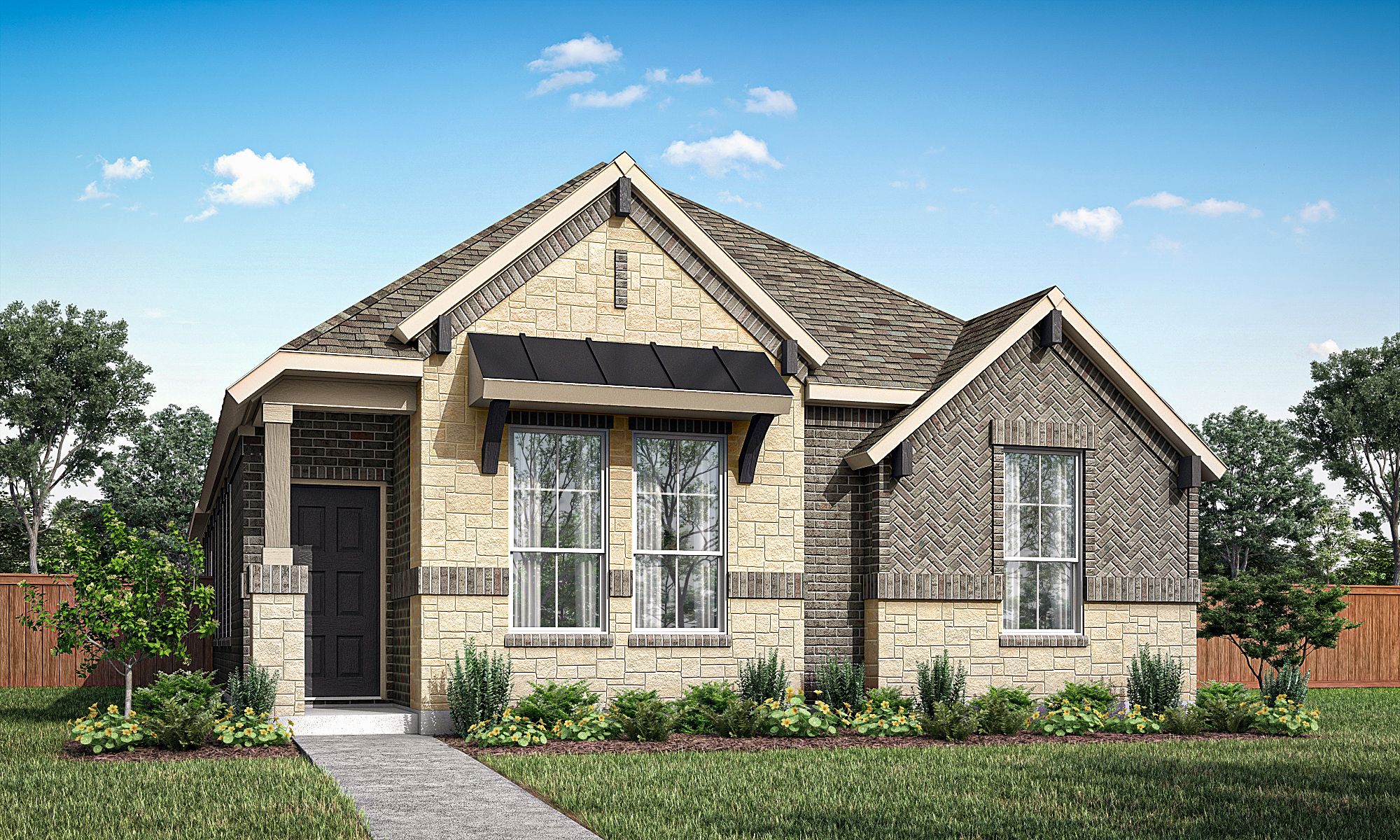 Stonegate Elevation B:Stonegate Elevation B