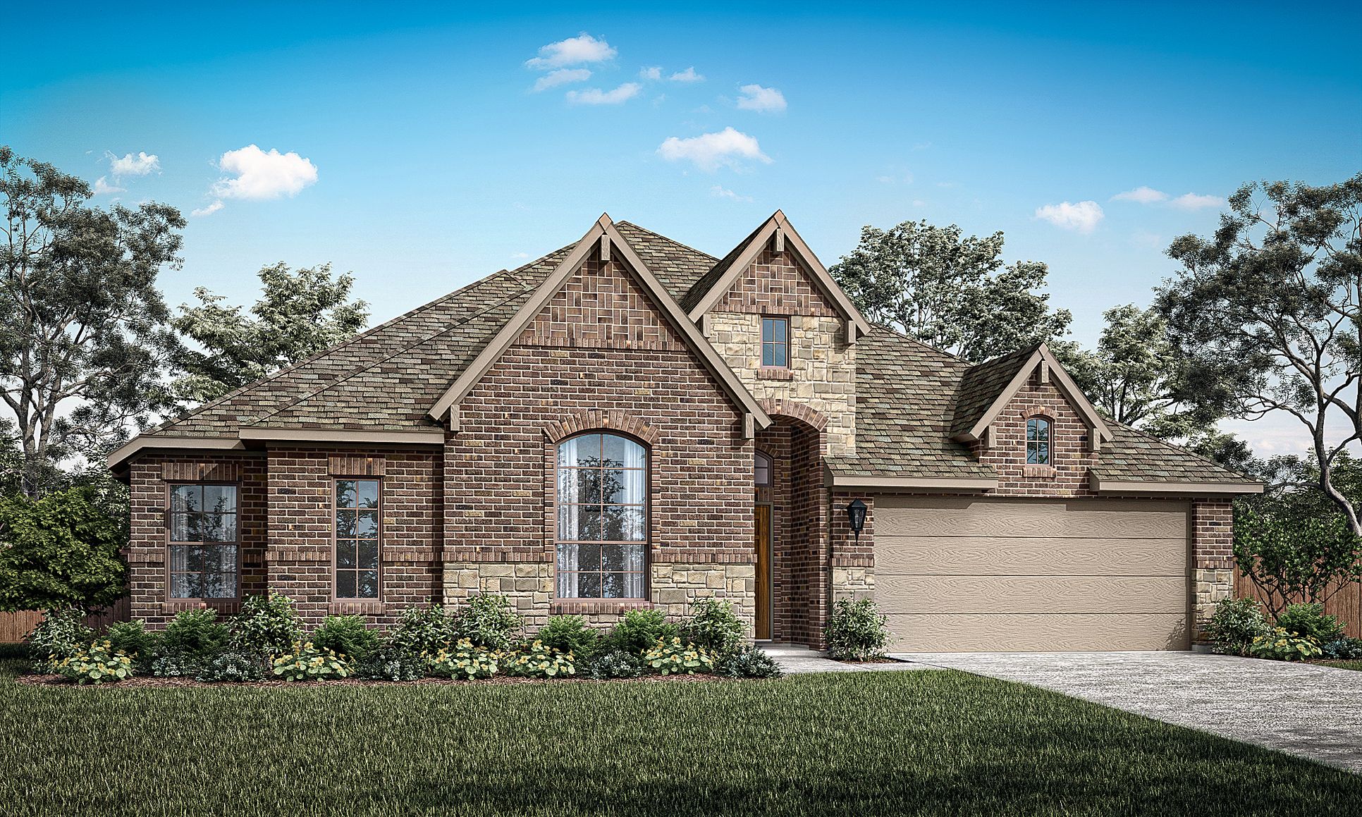 Westlake II Elevation C:Westlake II Elevation C