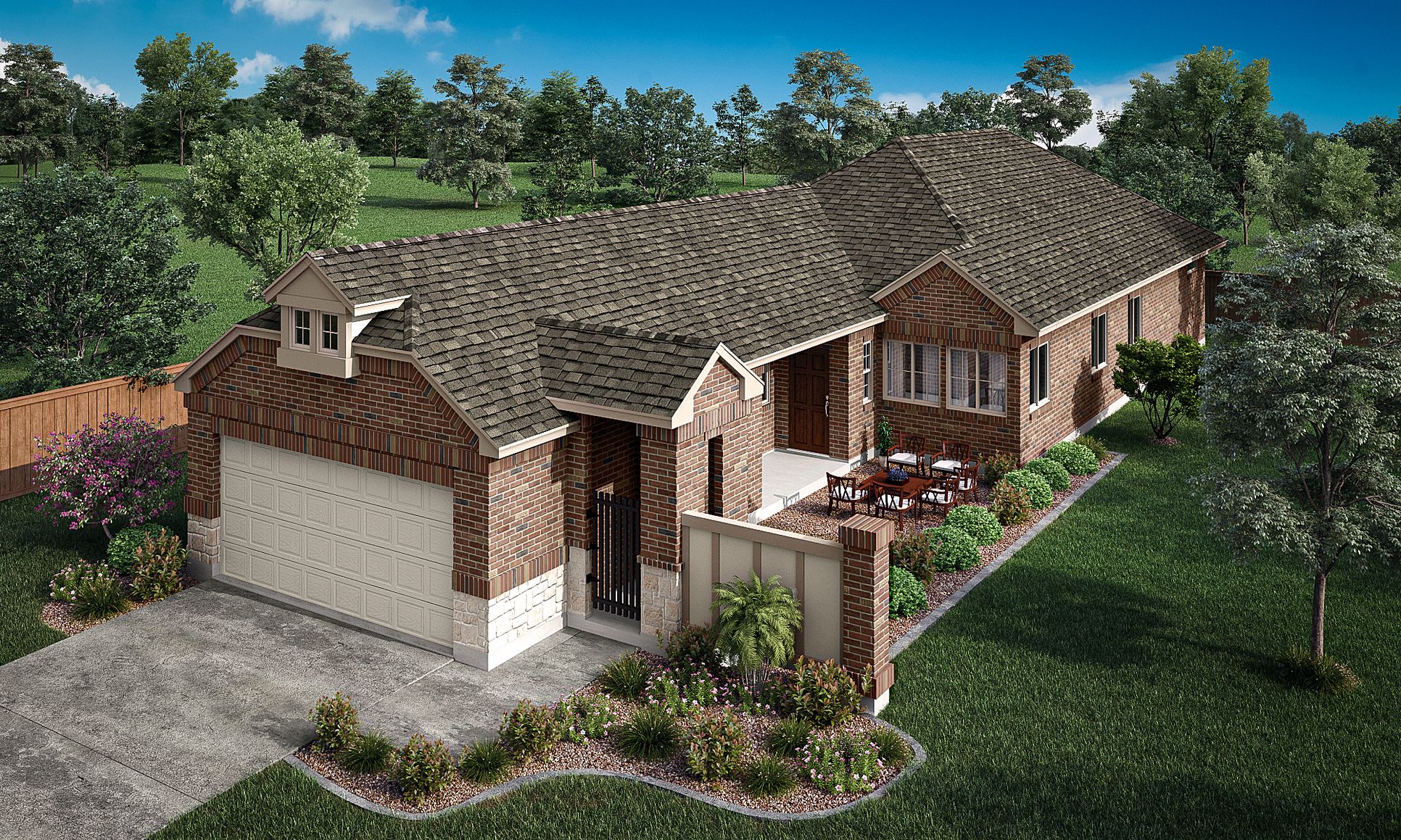 Toscana Elevation C 100 Brick Sides Wing Wall Bric:Toscana Elevation C 100 Brick Sides Wing Wall Brick