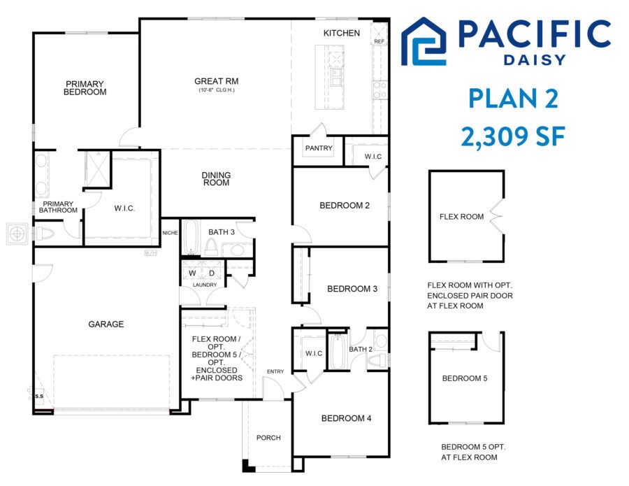 Pacific Daisy Plan 2 Floor Plan