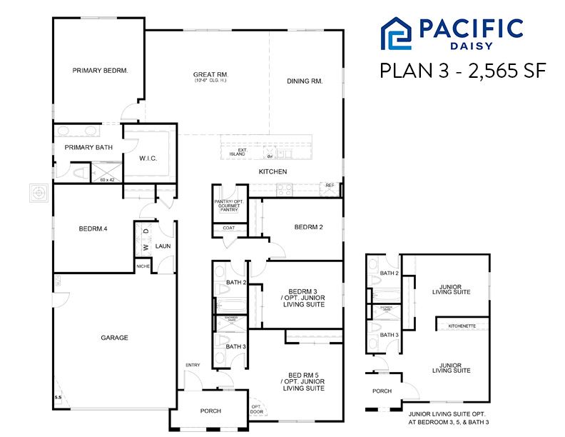 Pacific Daisy Plan 3 Floor Plan