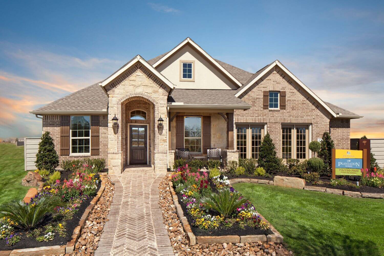 Elevation - The Miami III (5961 Plan)