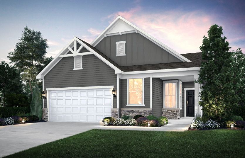 Passport:Home Exterior NC2G with Masonry