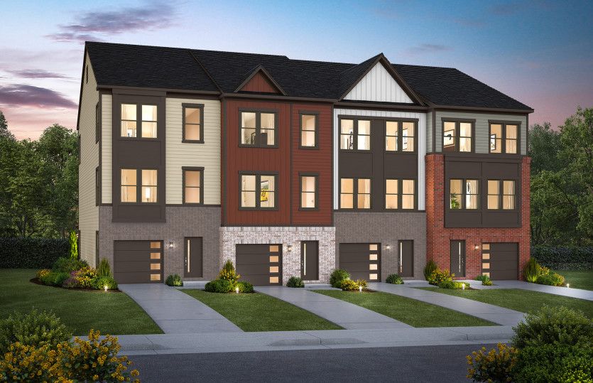 Eagleton:New Townhomes in Laurel, MD at Watershed, an outdoor experience-based community next to the Patuxent
