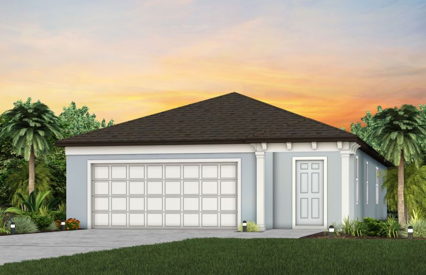 Exterior:Exterior Rendering, Elevation FM1