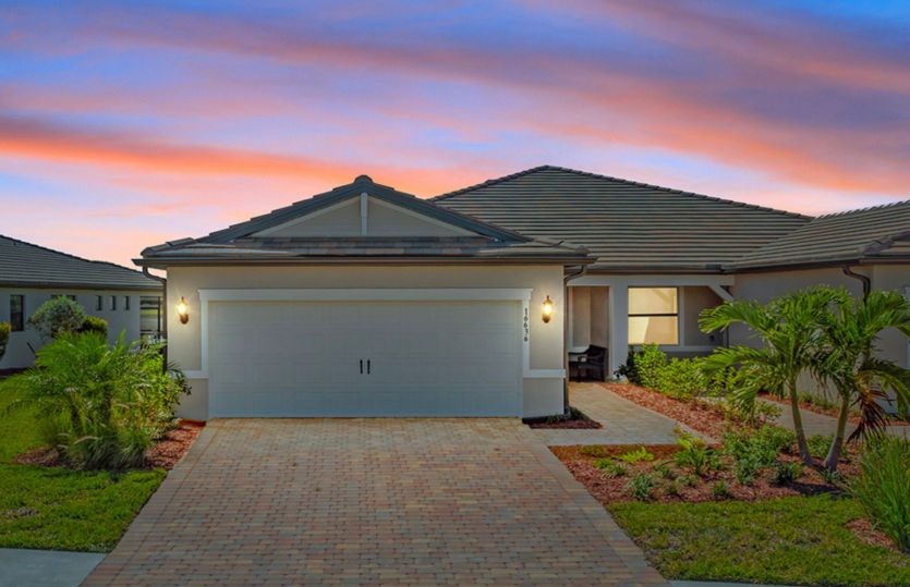 Exterior:Welcoming Ellenwood Exterior with Impact Glass