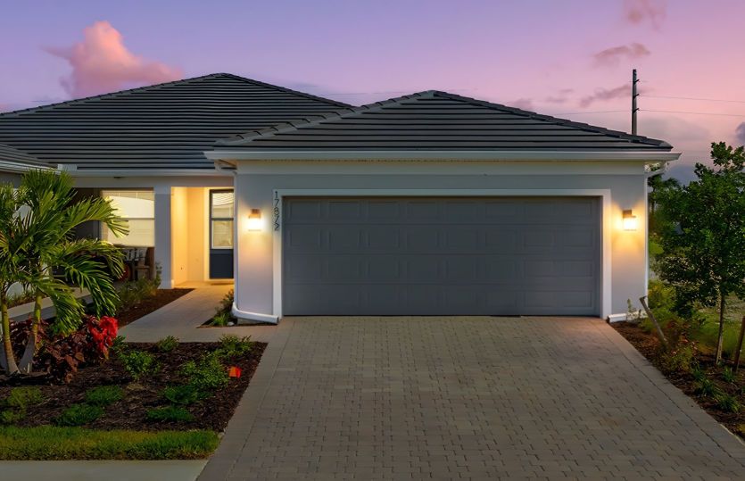 Exterior:Welcoming Ellenwood Exterior with Impact Glass