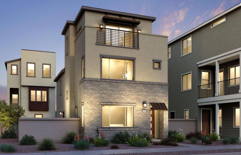 Exterior:Plan 1 Boutique Elevation (B)