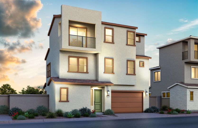 Plan 2:Plan 2 Contemporary Elevation (A)