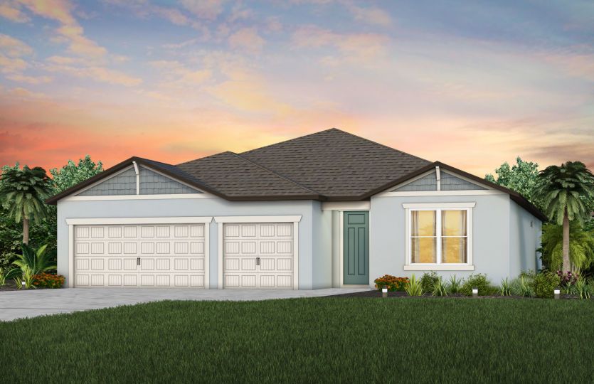 Exterior:Exterior Rendering, Elevation C2