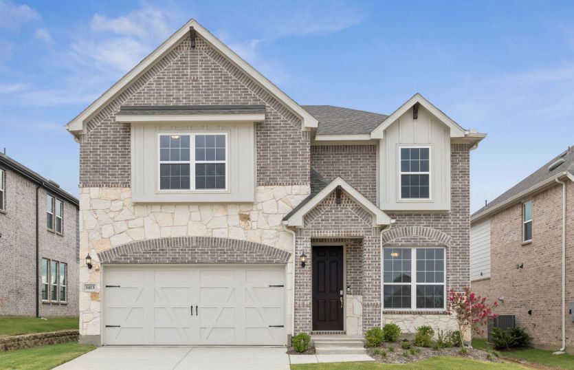 Hamilton:The Hamilton, a two-story home with 2-car garage