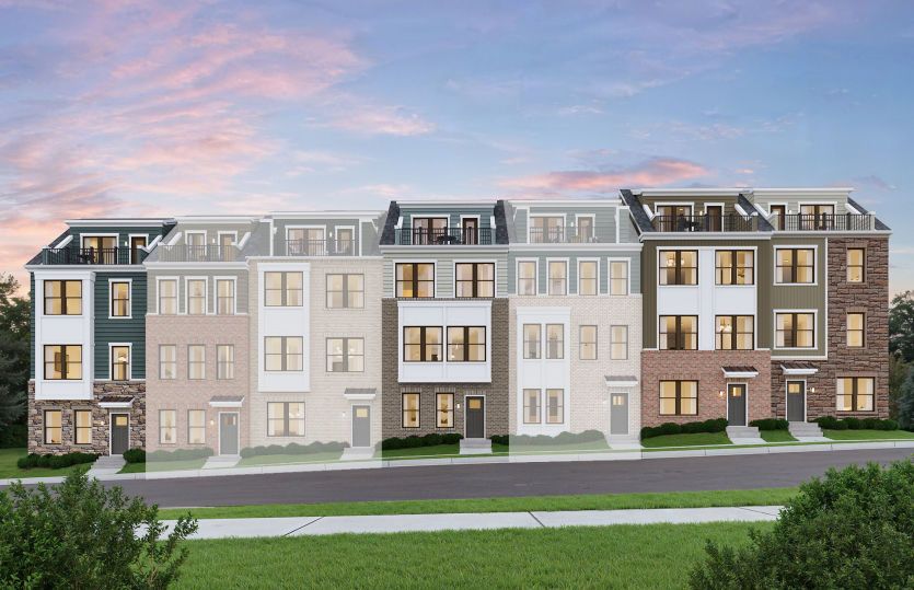 Frankton Way:The Frankton Way offers 4-levels of living space in Ashburn, VA